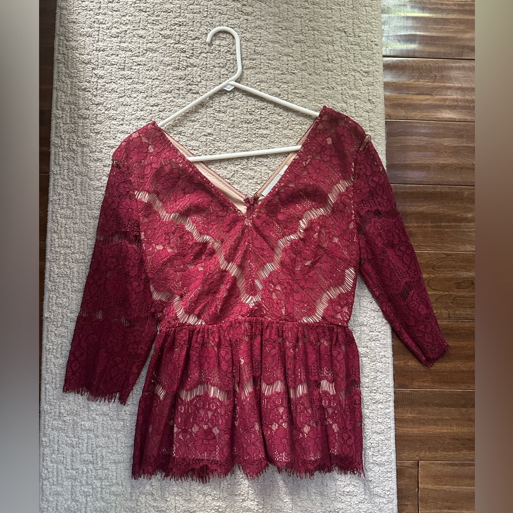 Anthropologie Lace Blouse
